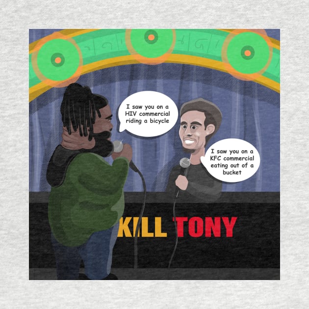 David Lucas & Tony Hinchcliffe Roasting Eachother - Kill Tony Podcast Merch & Gifts by Ina